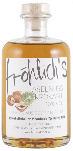 Humboldtkeller_Haselnuss-Krokant-Likör 30% vol. 500ml