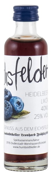 Eichsfelder Heidelbeerlikör - 25% vol