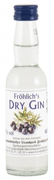 Fröhlich's Dry Gin 42% vol