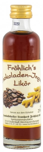 Fröhlich's Schokoladen-Ingwerlikör - 25% vol